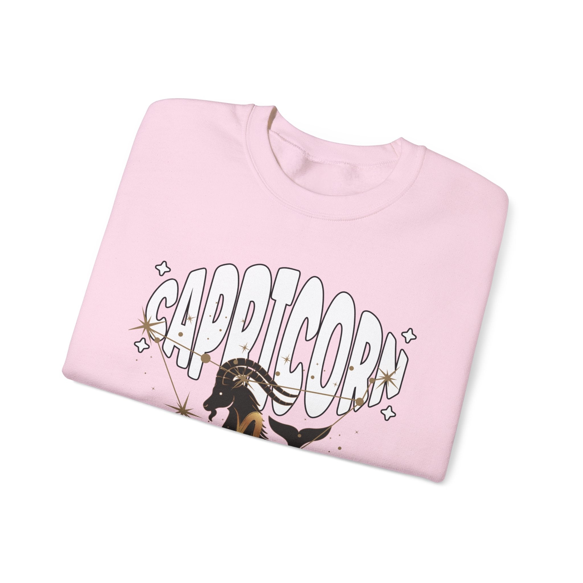 Capricorn Zodiac Casual Unisex Crewneck Sweatshirt